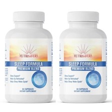 Sleep Formula w/ Melatonin, Support Vitamin Supplement, Sleep Stress, 120 Caps