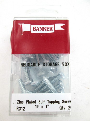 Tornillos autogolpeados en zinc POR BANNER al por menor £0,99 - Imagen 73 de 81