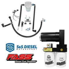 FASS 140GPH Pump & S&S Disaster Prevention Kit For 17-21 Ford 6.7L Powerstroke