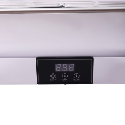 For Restaurants, Hotels Commercial 2-well Buffet Food Warmer W/ Half Cover 5.7L - Picture 8 of 24