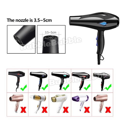 Silicone NEW Hair Dryer Universal Travel Professional Salon Foldable Diffuser - Picture 7 of 11