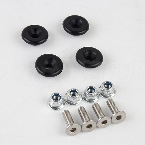 4Pcs Universal Motorcycle Rear Luggage Trunk Bracket Bushing Pad Buckle Spacers - Picture 11 of 12