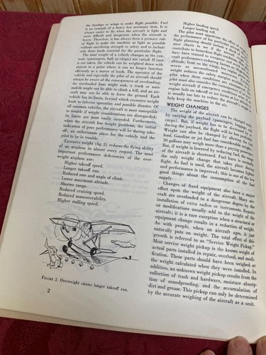 Manuale pesi e bilanciamento piloti vintage edizione 1969 - Foto 5 di 11