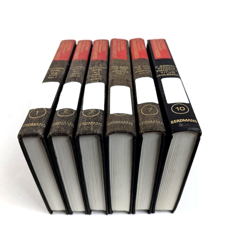 CALVIN'S NEW TESTAMENT COMMENTARIES 6 Volumes ex-libris Antique Books Rare - Picture 12 of 22