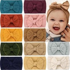 Super Stretchy Soft Knot Headbands with Hair Bows Head Wrap Hair Accessories C