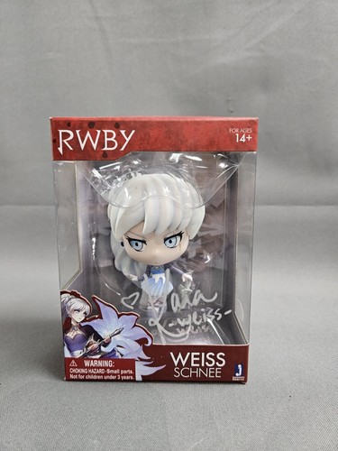 Kara Eberle RWBY Weiss Schnee Signed Jazwares JSA Certified Autograph W/Case - Picture 7 of 12