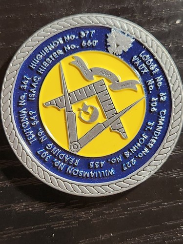 7th Masonic District Of Pennsylvania Commemorative Coin 2020 - Picture 3 of 4