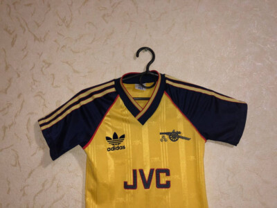 Arsenal Away football shirt 1988 - 1990 rare vintage 26-28 Arsenal Away football shirt 1988 - 1990 rare vintage 26-28