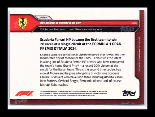 *PICK YOUR CARD* 2024 Topps Now Formula 1 F 1 Base Set Updated 07/21/25 - Picture 71 of 127