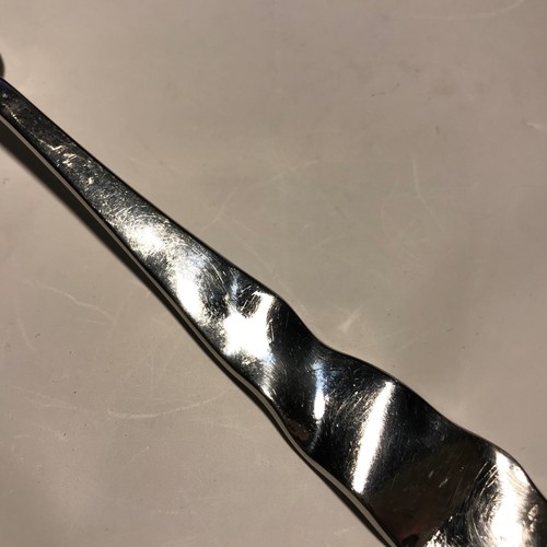 Lots of Pottery Barn Stainless Modern Flatware CHOICE of lot AUDREY LETTUCE OCTO - Picture 94 of 96