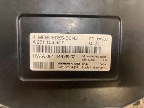 Motor Mercedes Benz CLK W209 ECU 1.8 Gasolina M271 Automático A2710107544 - Imagen 8 de 9