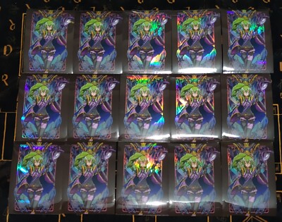 15x MANA MOON Master of Puppets Holographic Sleeves YUGIOH Winda Amanda LaPalme