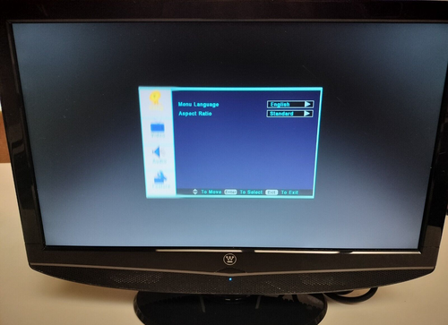 BUNDLE/HARD to FIND/RARE/TESTED! Westinghouse 16" W1603, 720p, LCD HDTV,w/Remote - Picture 5 of 12