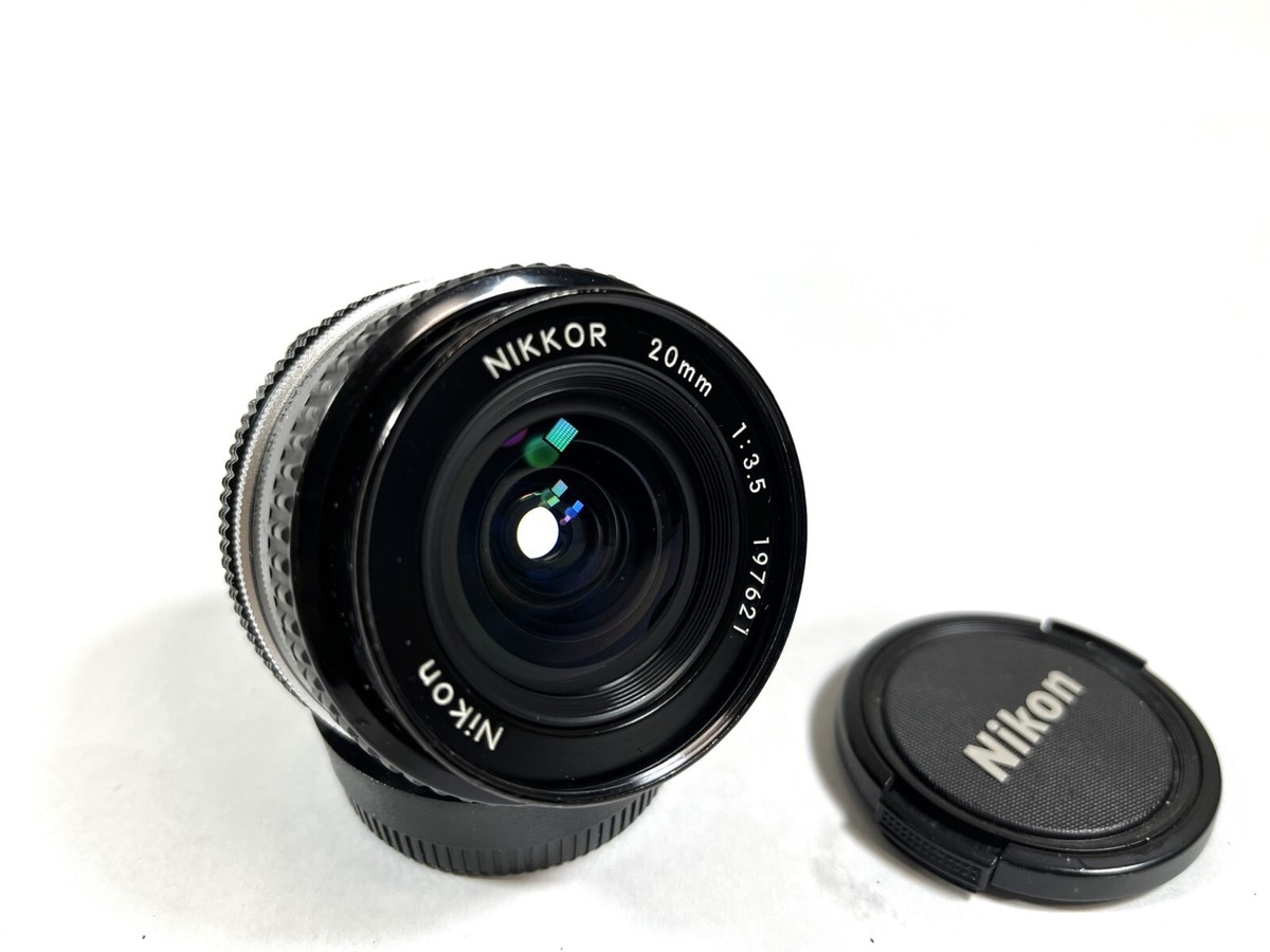 Nikon Ai Nikkor 20mm f/3.5 Wide Angle MF Lens F Mount