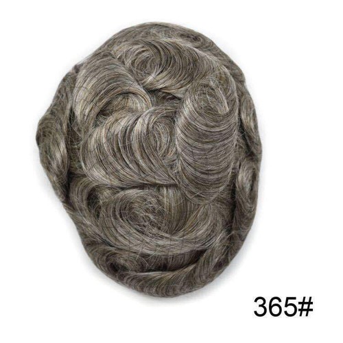 Mens Hair Replacement System All Poly Skin Men Toupee Hairpieces Human Hair Wigs - Picture 50 of 86