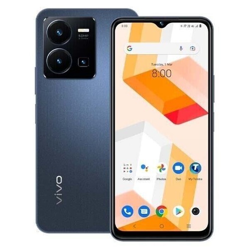 Telstra VIVO Y22s 64GB 4GB RAM 50+2+2MP Cam VoLTE GPS Hotspot NFC Boost - Picture 7 of 7