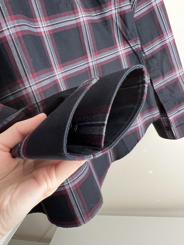 Givenchy Mens Cotton Plaid Button-up Shirt - Picture 8 of 10