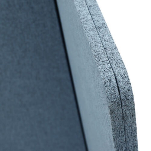 5.5' 3-Panel Foldable Office Partition Blue Room Divider Folding Privacy Screen - Picture 12 of 15