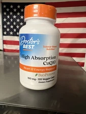 Doctor's Best High Absorption CoQ10 with BioPerine 120 Vegetarian Caps