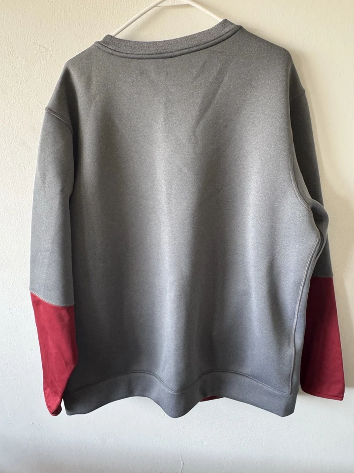 Suéter USC Trojans Vintage Años 90 Gris Atlético Cuello Redondo Talla XL Foto 2 de 3