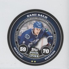 2009-10 Topps Puck Attax Sami Salo 0i8