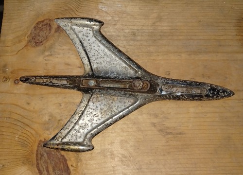 Antique Old Airplane Jet Ford 1953 Hood Ornament *read* - Picture 9 of 13