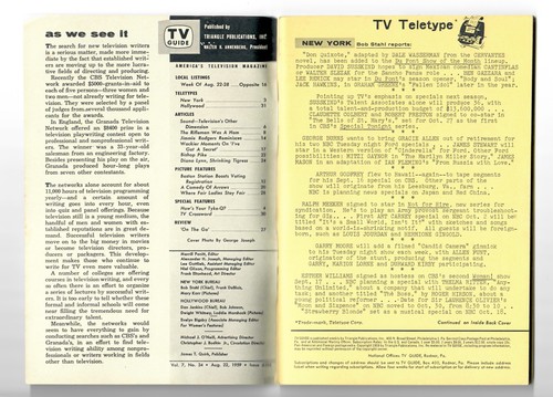 TV Guide 1959 Magazine #334 Bess Myerson Jimmie Rodgers Chuck Connors - Picture 3 of 7