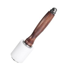 Leather Nylon Hammer, Wood Handle Leather Carving Hammer Mallet for DIY Stamp...