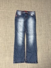 VTG Y2K Southpole Flared Denim Jeans Women's Size 30/29 Grunge Emo Low Rise