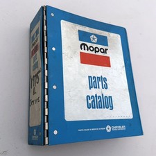 Libro de piezas Mopar 1975 Dodge Plymouth catálogo dardo cordoba kit accesorios coche
