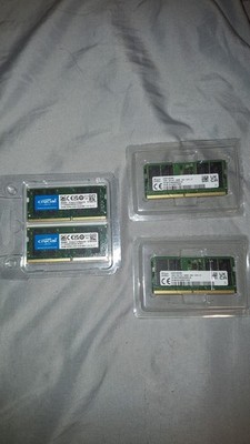 32gb ddr5 4800mhz sodimm & 32gb ddr4 2400