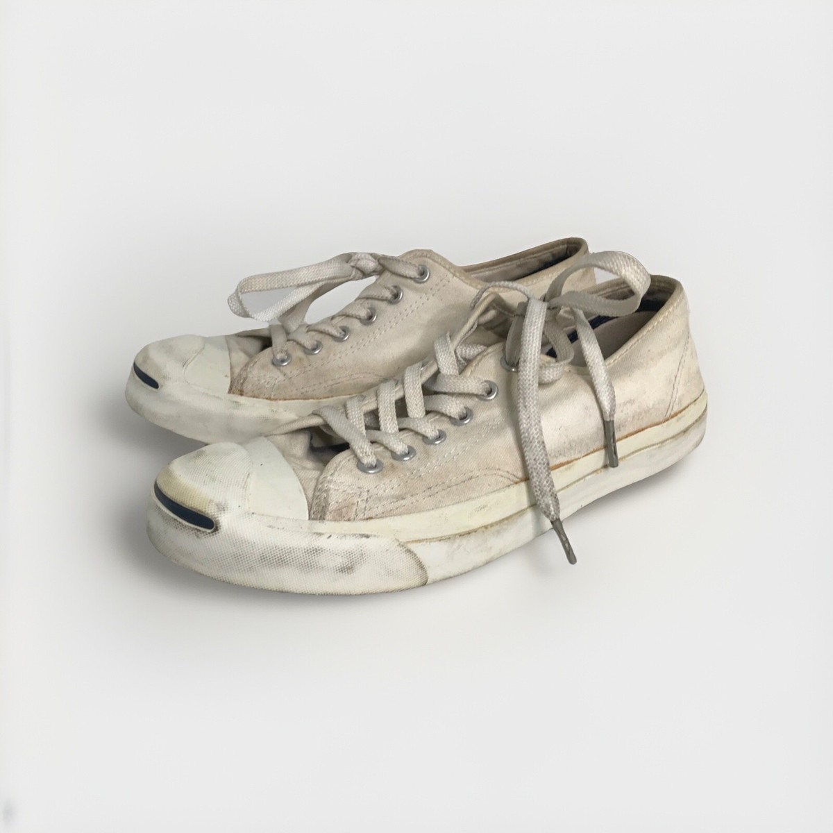 JACK PURCELL CANVAS ベージュ 24㎝ VTG PF JACK PURCELL VERY EARLY RARE 30-50s USA Canvas