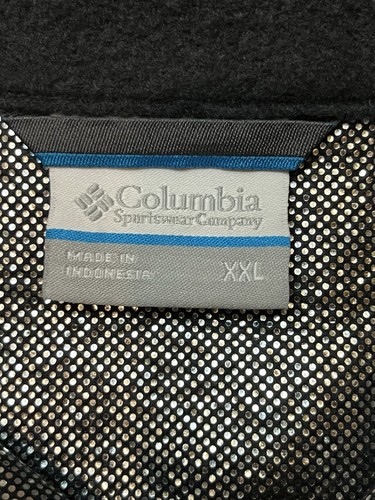 Columbia Omni-Heat Thermal Comfort Men's XXL Black  1/4 Zip Fleece - Picture 3 of 10