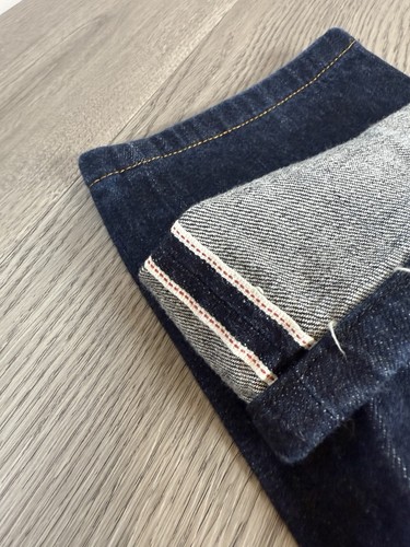 Rag & Bone Jeans Mens 36x30 Selvedge Standard Issue Fit 1 Skinny Leg Dark Wash - Picture 13 of 14