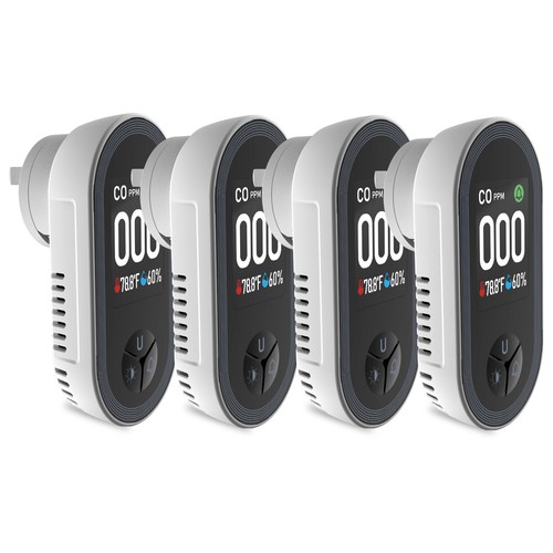 MOES Carbon Monoxide Detectors Plug in with Temp Humi Sensor CO Monitor Alarm - Picture 14 of 14