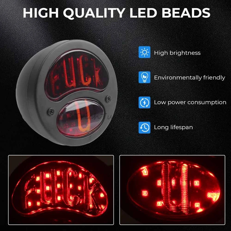 Luz trasera de freno retro negra apta para Ford modelo A/AA base 1928-1931 personalizada Foto 2 de 4