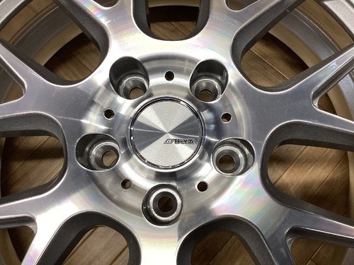 JDM Wheels WORK 19x8.5/9.5 5x114.3 33 LANVEC LM7 Silver Cut Clear Set4 QW - Picture 6 of 8