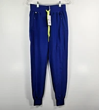 Figs Women's Size XXS Boston Slim Tall Jogger Scrub Pants Royal Blue NWT