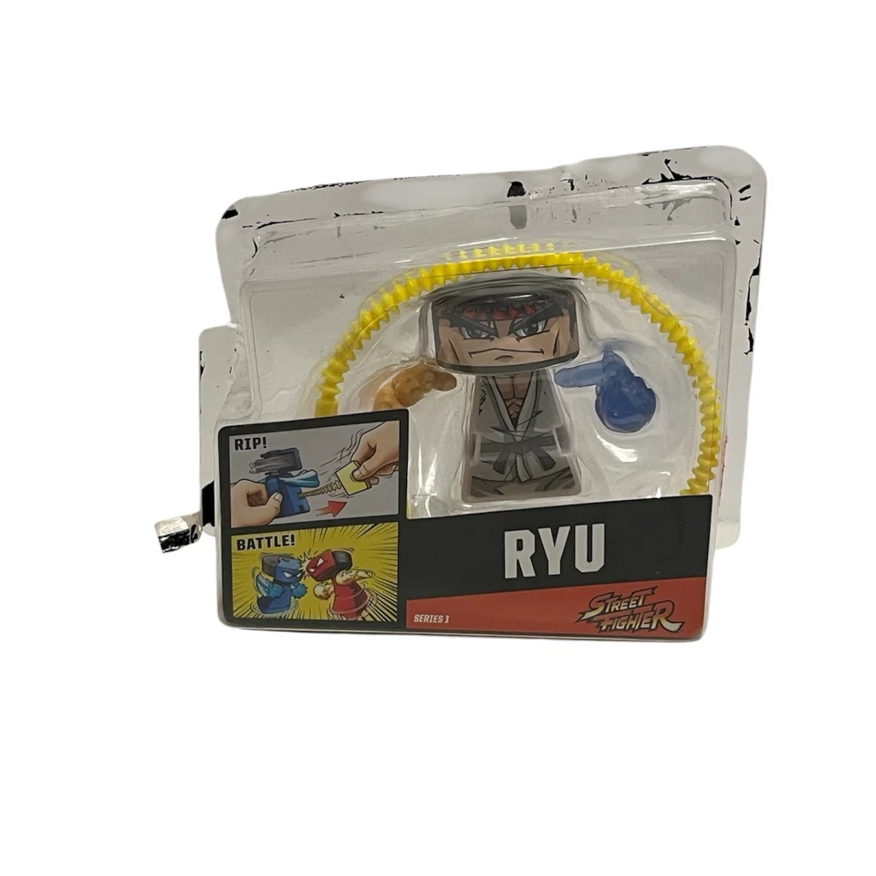 Figura VS Rip Spin Warriors RYU KEN Street Fighter Serie 1 Juguete Top Spin Battle Foto 3 de 4