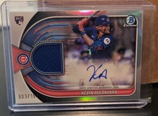 2025 Bowman Chrome RC KEVIN ALCANTARA Rookie Refractor Auto Relic /150