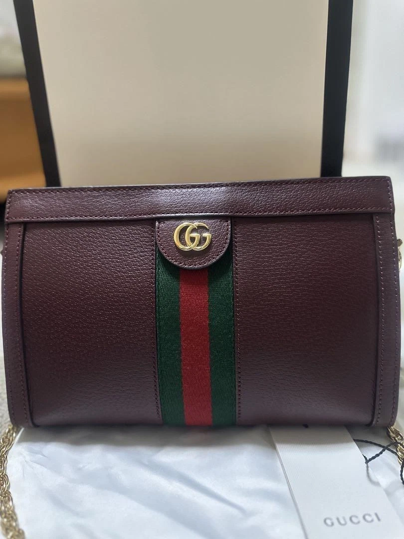 Sac à bandoulière Gucci bordeaux logo Gg sac à main créateur sac à main luxe sac à main fourre tout élégant