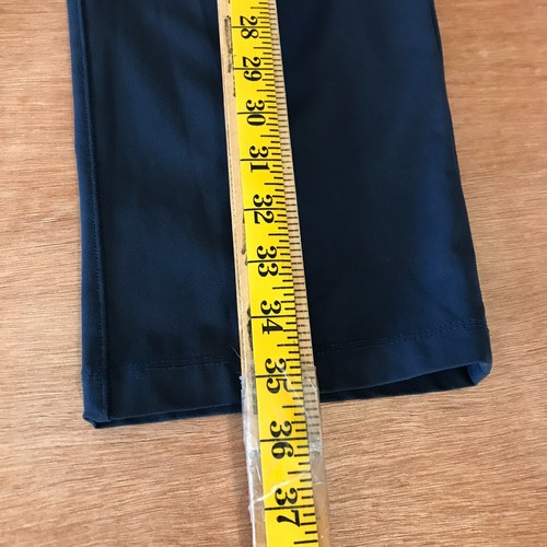 Lululemon Commission Classic Pants Men 34x26 Blue Mid Rise Zip Pocket Athleisure - Picture 5 of 15