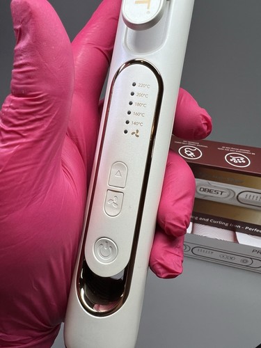 Haarglätter Lockenwickler Glätteisen Keramik Lockenstab mit kühlenden Lüftungsschlitzen - Bild 15 von 22