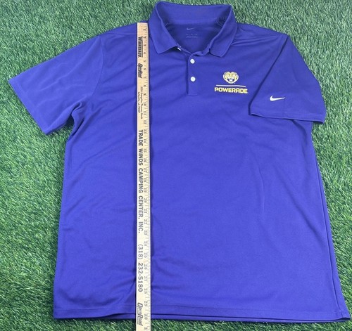 Powerade LSU Tigers Poloshirt Nike Herren Gr. XL Performance - Bild 6 von 8