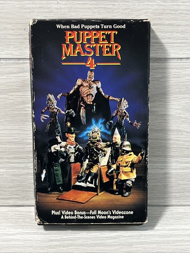 Puppet Master 4 (VHS, 1993) Gordon Currie, Chandra West - Picture 1 of 5