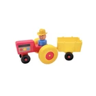 VTG Fisher-Price Little People Play Family Farm #915 Tractor, Cart & Farmer Boy