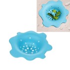 3 Pieces Flower Shaped Sink Drainer Bathroom Strainer Hair Catcher