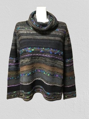 Sato Seni/iines multicolor striped turtleneck knit [Brand new, unused with tags]