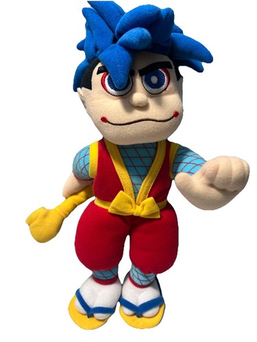 Mystical Ninja Starring Goemon "Wacky Goemon" Konami Plüsch Sammlerstück. 13 zoll