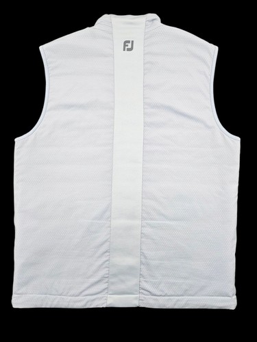 FJ Footjoy Men's Large Light Blue ThermoSeries Full Zip Golf Vest - Picture 5 of 7